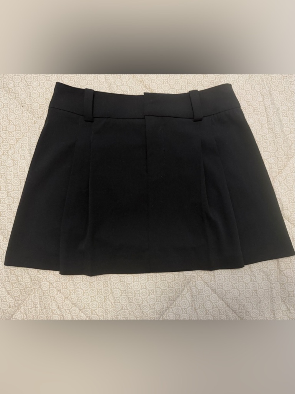 Aritzia Sunday Best Black Wide Waistband Skirt Size 4 - Picture 4 of 4